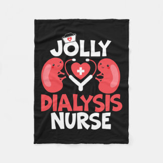 Nurse Jolly Kidney Fleece Blanket