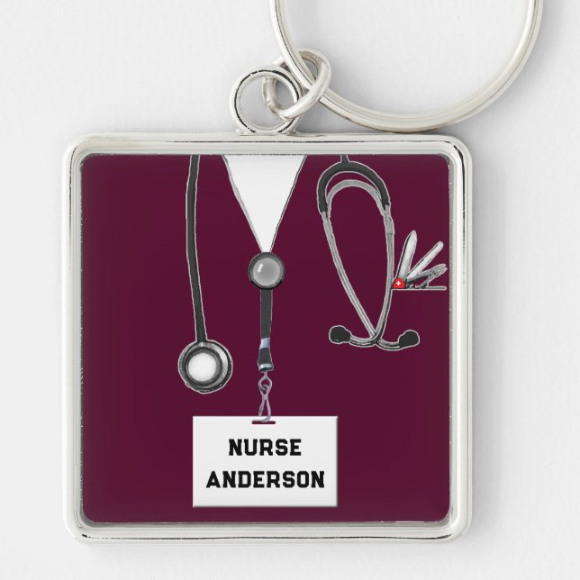 Nurse Keepsake Key Ring (Front)