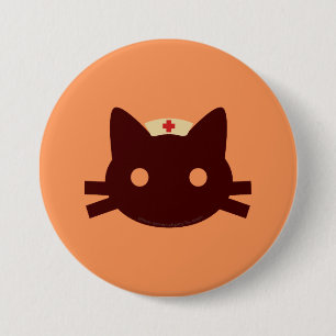 Nurse Kitty 7.5 Cm Round Badge