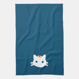 Nurse Kitty Tea Towel