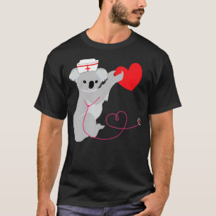 Nurse Koala Eucalyptus Bear Australia Doctor Nursi T-Shirt