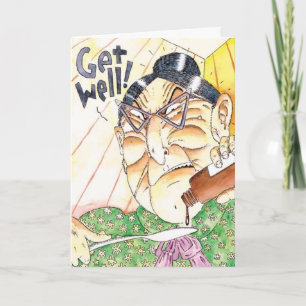 Nurse Kratchity's "Get Well Medicine" Card