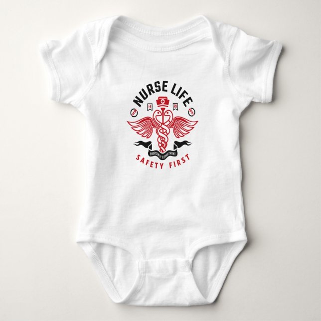 Nurse Life Baby Bodysuit (Front)
