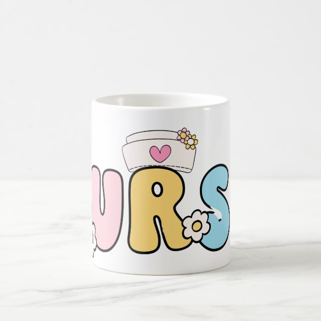 nurse life celebration design mug (Center)