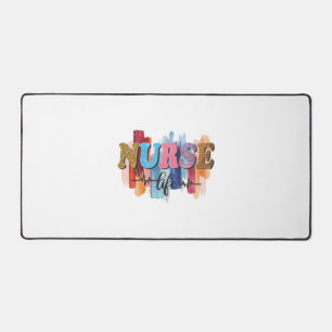 Nurse life desk mat