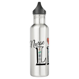 Nurse Life Healthcare Water Bottle
