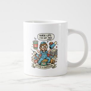 Nurse Life I've Got This Large Coffee Mug