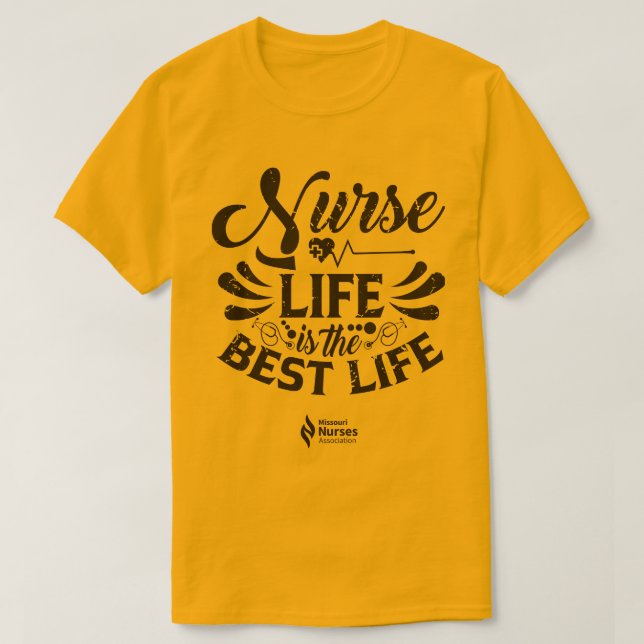 Nurse Life Light Coloured T-Shirt (Design Front)