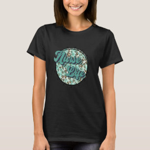 Nurse Life Loved Leopard Nursing Womens Vintage T-Shirt