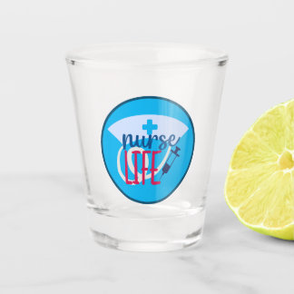 Nurse Life Needle  Shot Glass