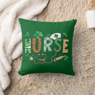 Nurse Life Nurse Day Gifts St Patricks Day  Cushion
