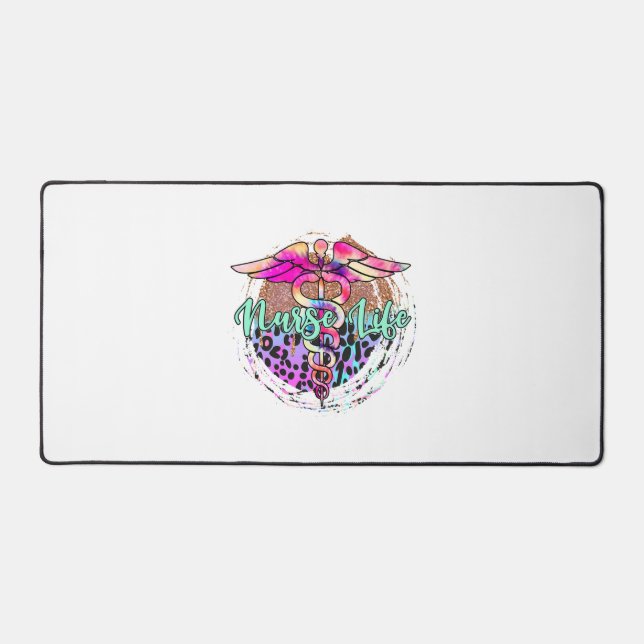 Nurse life Sticker 1 Desk Mat (Front)