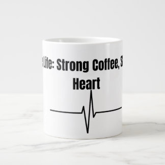 Nurse Life Strong Coffee Stronger Heart Mug