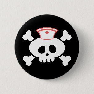 Nurse Lolly 6 Cm Round Badge
