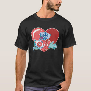 Nurse Love Extreme Care And Love For Patients Medi T-Shirt