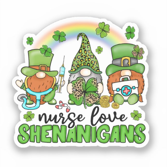 Nurse Love Shenanigans St. Patrick's (Front)