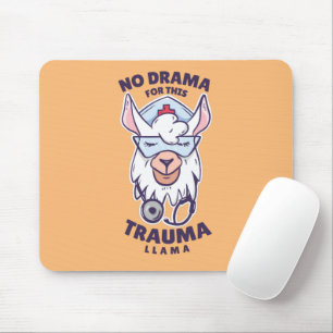 Nurse Loves Llama Mouse Pad