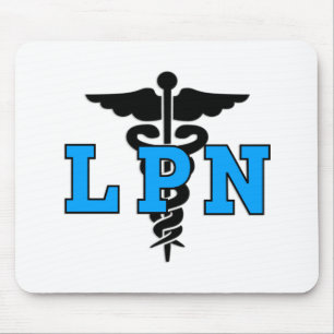 Nurse LPN Medical Symbol Mouse Pad