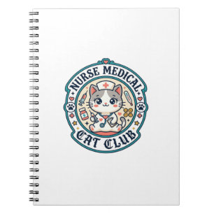 Nurse Medical Cat Funny Cat Lover Design - Nurse M Notebook