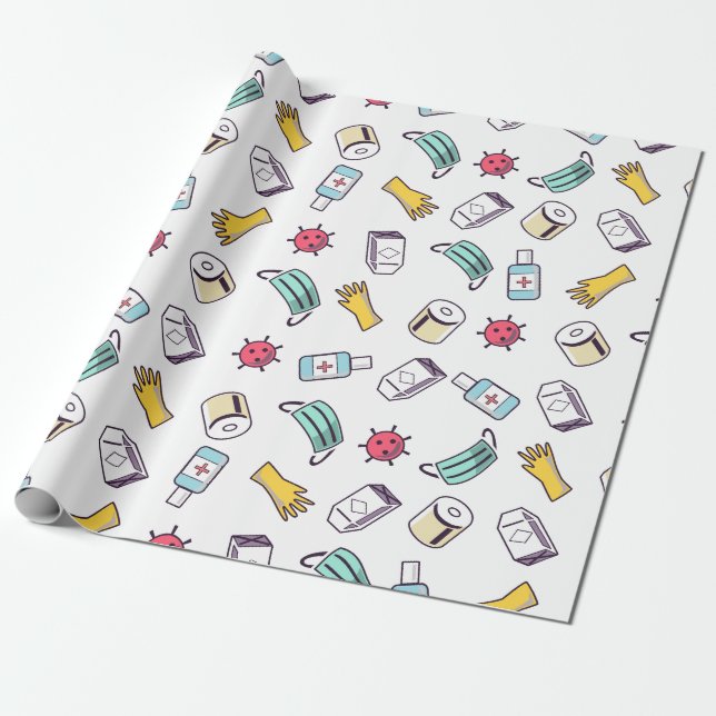 Nurse Medical Doctor  Wrapping Paper (Unrolled)