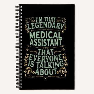 Nurse Medical Hospital - Legendary Medical Assista Notebook