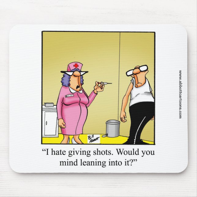 Nurse/Medical Humour Mouse Pad "Spectickles" (Front)