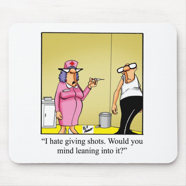Nurse/Medical Humour Mousepad  (Front)