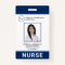 Nurse Medical Navy Blue Hospital Logo Photo ID