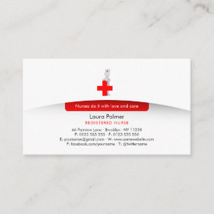 Nurse   Medical Professional Business Card