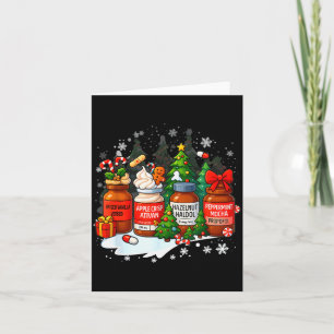 Nurse Medical Profol Ativan Haldo Christmas Health Card