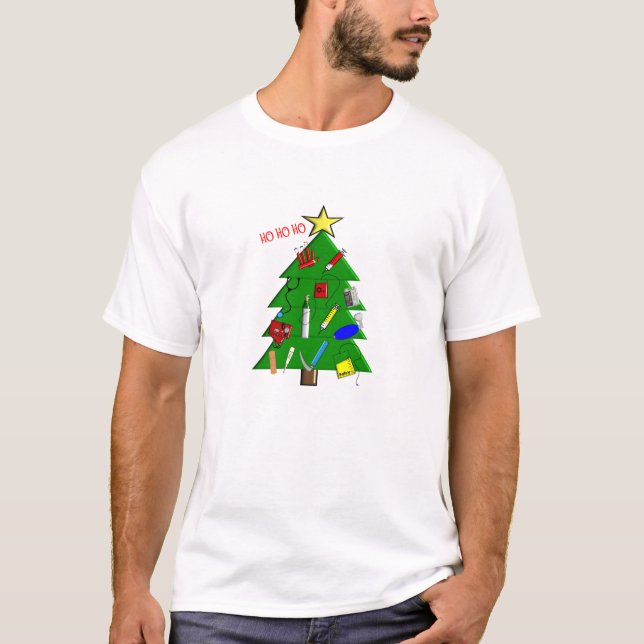 Nurse/Medical Staff Christmas Cards and Gifts T-Shirt (Front)