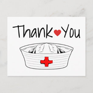 Nurse Medical Stethoscope Nursing Thank You Postcard