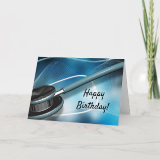 Nurse Medical Stethoscopes Card