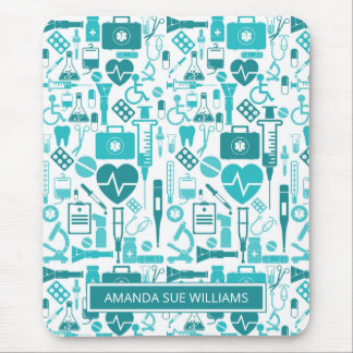 Nurse / Medical Student - Add Your Name /Monogram Mouse Pad