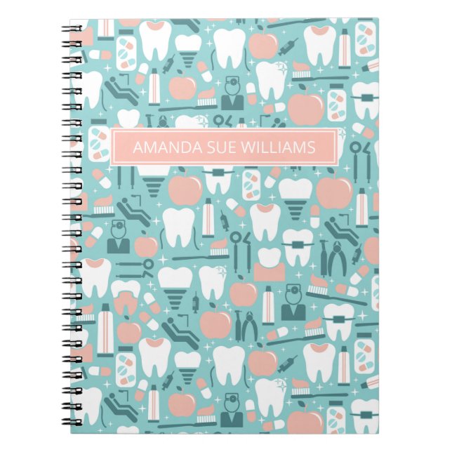 Nurse / Medical Student - Add Your Name /Monogram  Notebook (Front)