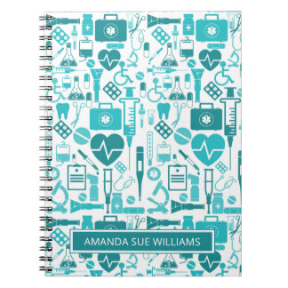 Nurse / Medical Student - Add Your Name /Monogram  Notebook