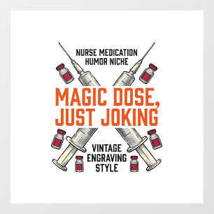 Nurse Medication Humour Witchy Dose Vintage Shirt_