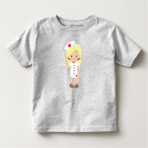 Nurse, Medicine, Doctor, Cute Girl, Blonde Hair Toddler T-Shirt