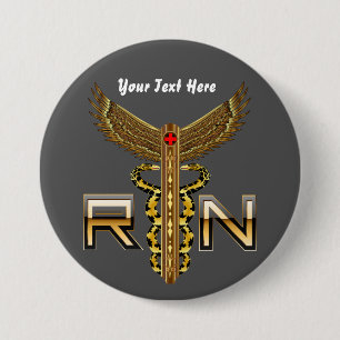 Nurse Men Women View about design below 7.5 Cm Round Badge