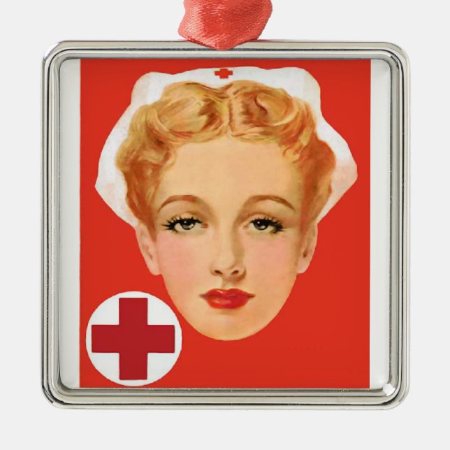 Nurse Metal Tree Decoration (Front)