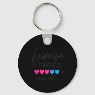 Nurse Midwife Birth Worker Student Midwife In Key Ring