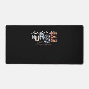Nurse Mode All Day Every Day Halloween Design Clas Desk Mat