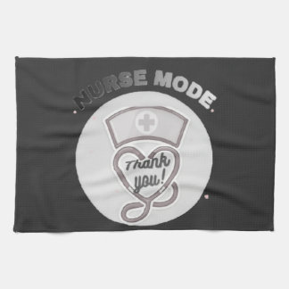 Nurse Mode Thank You Heart Stethoscope Design Tea Towel