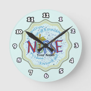 Nurse Motto clock