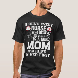 Nurse Mum Mother Funny Women Nursing RN LPN Medica T-Shirt
