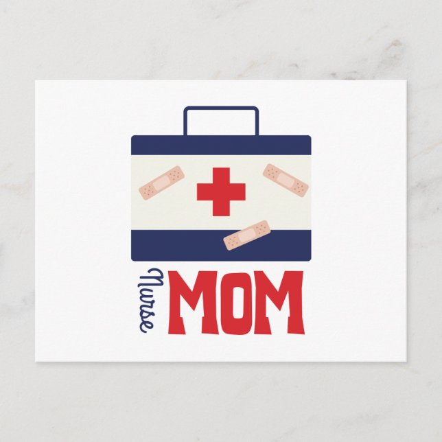 Nurse Mum Postcard (Front)