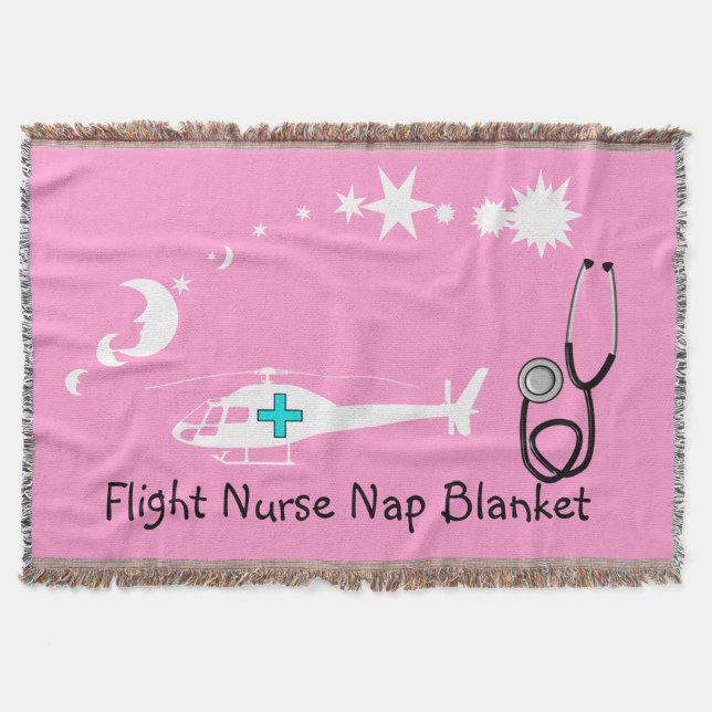 Nurse Nap Blanket Pink (Front)