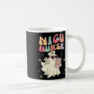 Nurse Neonatal Intensive Care Unit Ghost Funny Hal Coffee Mug