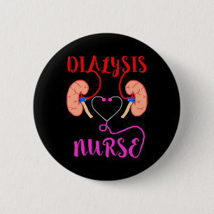 Nurse Nephrology Kidney Disease Failure Nursing 6 Cm Round Badge