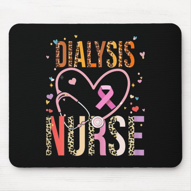 Nurse Nephrology Kidney Disease Nursing 2  Mouse Pad (Front)